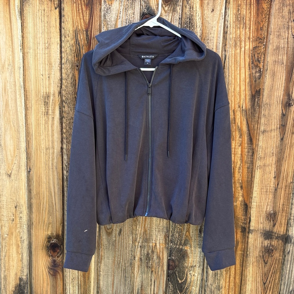 Athleta Women's Black Zip-Up Jacket